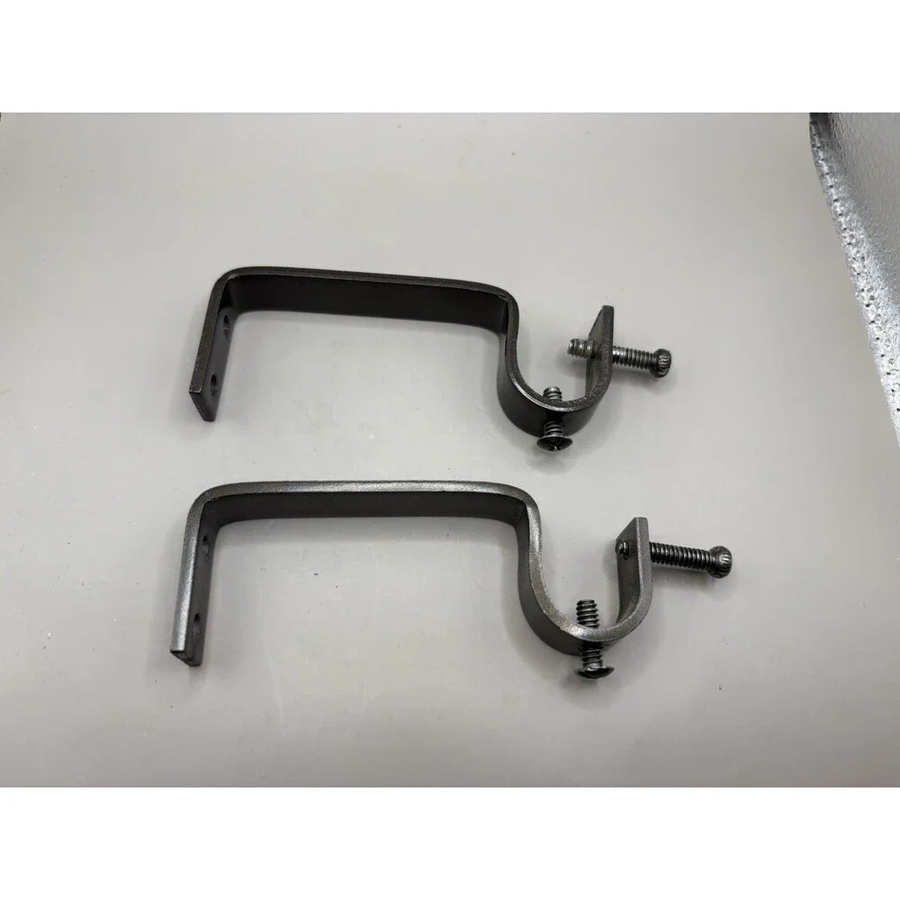 NoNo Bracket -  Curtain Rod Bracket  (Black) Set Of 2